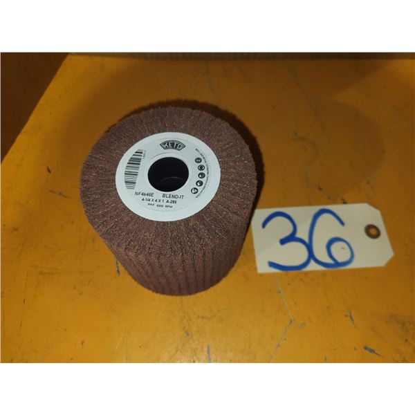 KETO Scotch-Brite Wheel 4"1/4 x 4"x 1" Gr. Extra-Fine A-280