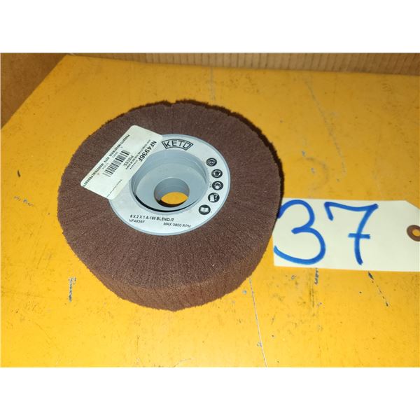 KETO Scotch-Brite Wheel 6" x 2"x 1" Gr. Fine A-180
