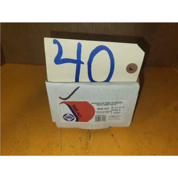 Box(25) of Sanding Disc 4"1/2 Gr. 16