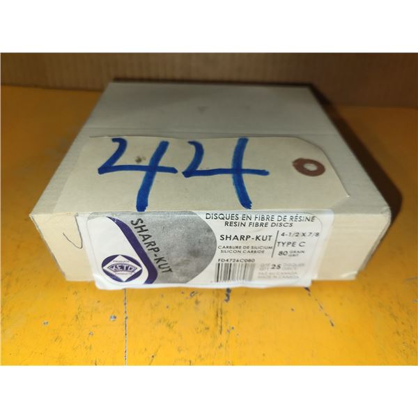 Box(25) of Sanding Disc 4"1/2 Gr. 80
