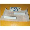 Image 1 : Set(2) de Pierre d'Affutage Blanche / White Grinding Stone 4" x 3/4" x 3/4"