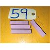 Image 1 : Lot(4) de Pierre d'Affutage Rose / Pink Grinding Stone 2"3/3 x 1/2" x 1/2"