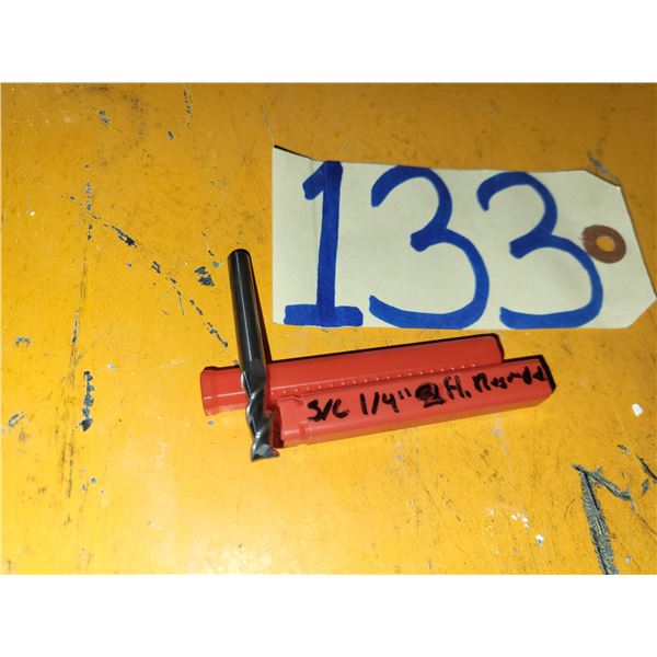 Solid Carbide End Mill 1/4" 2fl.