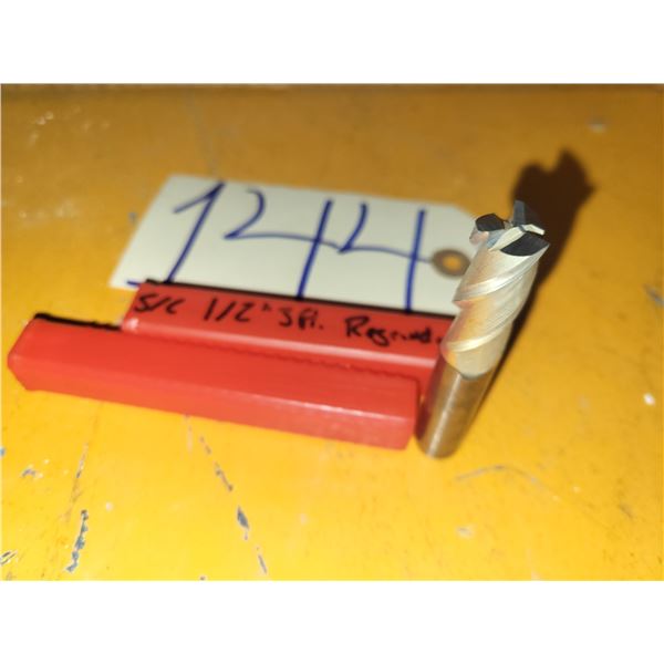 Solid Carbide End Mill 1/2" 3fl. Regrinded Tip