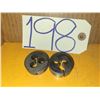 Image 1 : Set(2) of Die 1/4"-20 NC (size: 1"1/2)