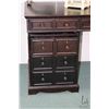 Image 2 : Modern double pedestal office desk with file drawers on each side, note: top and pedestal separate f