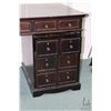 Image 3 : Modern double pedestal office desk with file drawers on each side, note: top and pedestal separate f