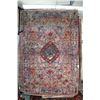 Image 1 : 100% hand made Iranian wool carpet "Kashmar" purportedly antique with areas of wear and large spot t