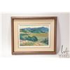 Image 1 : Artist signed oil on board painting, titled on verso " Grizzly Creek Area", 9" X 12"