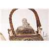 Image 8 : Vintage Samurai teapot with foo dog finial and a Japanese Banko ware elephant teapot