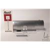 Image 1 : Italian made Aurora Hastil fountain pen with 14kt white gold nib in fitted aluminum case, serial no.