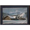 Image 2 : Framed limited edition print depicting Lake Louise Train Station, silver ink signed by artist Max Ja