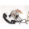 Image 2 : K.T.A.S.Ericsson Model AC 400 antique hand crank magneto desk telephone plus a Western Electric wall