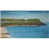 Image 2 : J. Morrison framed acrylic on board painting, titled Port-of-Ness, signed by artist 1972, 17" X 29"