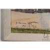 Image 3 : J. Morrison framed acrylic on board painting, titled Port-of-Ness, signed by artist 1972, 17" X 29"