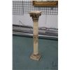 Image 1 : Molded Corinthian column statuary stand 36" in height