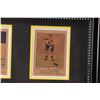 Image 9 : Framed selection of ten 1950-51 Boston Bruins collector trading cards, overall dimensions including