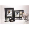 Image 1 : Selection of Bobby Orr Boston Bruins collectibles including framed promo photos, McFarlane figure et