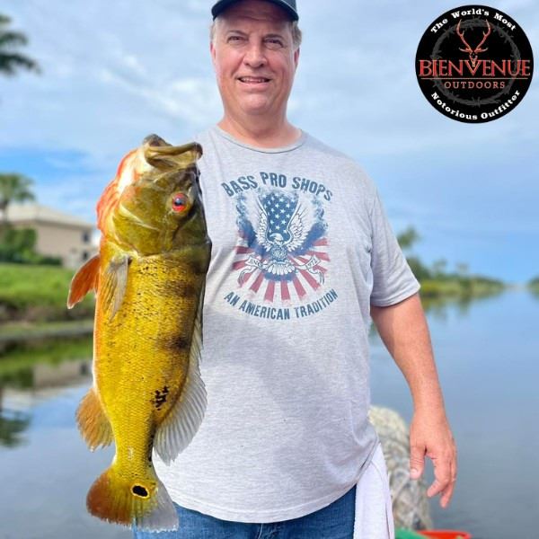 Iguana and Peacock Bass Fishing Trip for Two in Florida