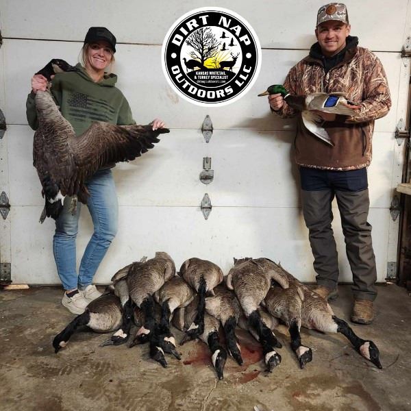 Four Day Kansas Waterfowl and Greater Canada Hunt for Two