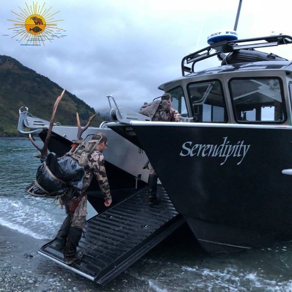 Kodiak Raspberry Island Remote Lodge Five Day Hunt Package for Two