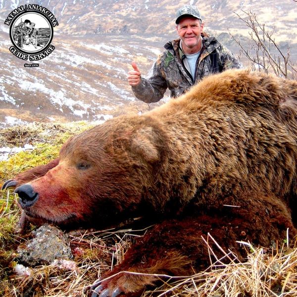 Twelve Day Trophy Brown Bear Hunt on the Alaska Peninsula
