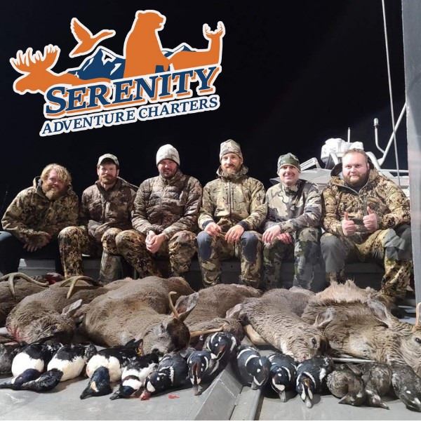 Alaska Boat-Based Sitka Blacktail Deer and Sea Duck Combo Hunt for Six