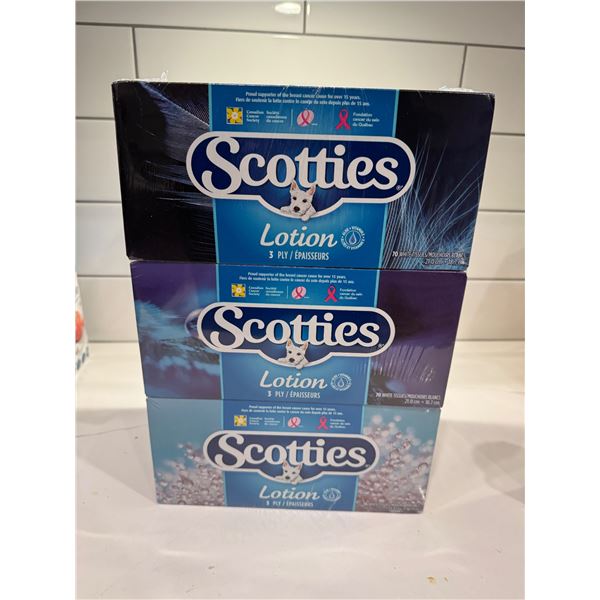 Scotties 6 boxes Lotion tissue