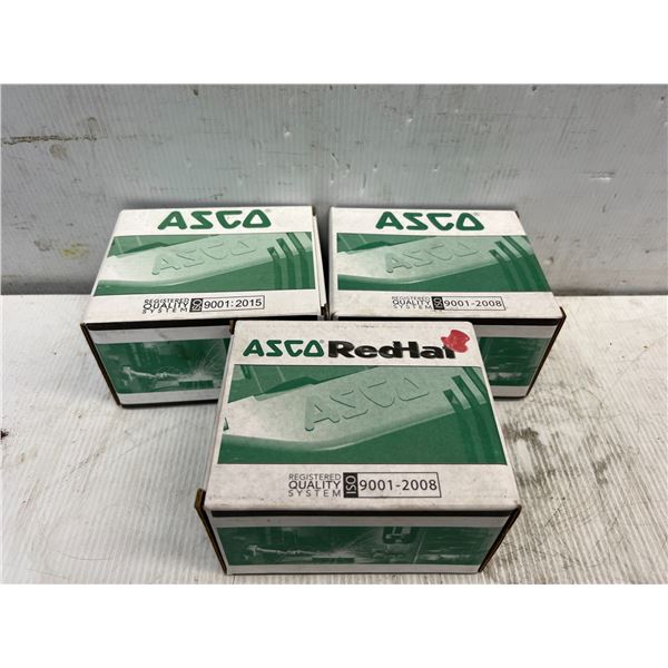 (3) ASCO #826R208 Solenoid Valves