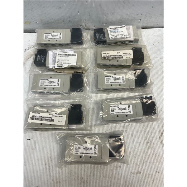 Lot of (9) Numatics / Aventics #L23BA452B021K61 Valves