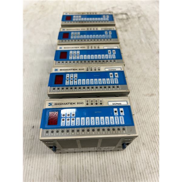 (5) Sigmatek Dias #DCP643 CPU Processor Modules