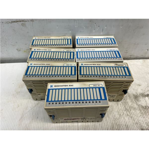 Lot of (7) Sigmatek Dias Modules