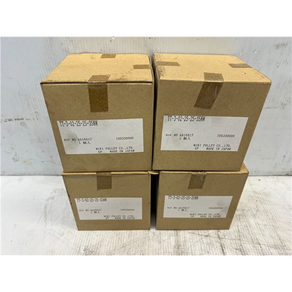 (4) Miki Pulley Co. #TT-3-02-25-25-35NM