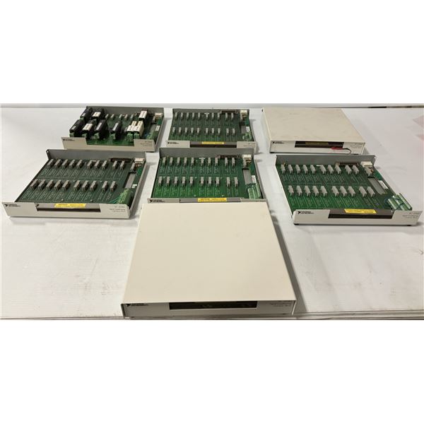 Lot of (7) National Instruments #SC-2345 W/SCC-PWR03 183687C-03 Signal Conditioning Connector Blocks