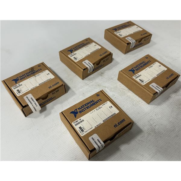 Lot of (5) National Instruments #SCC-RLY01 #187397B-01 Modules