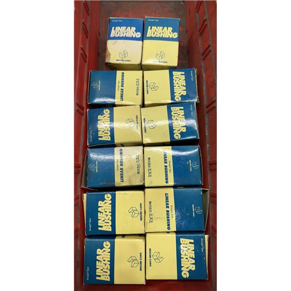 Lot of (12) Misumi #LMUF30 Linear Bushings