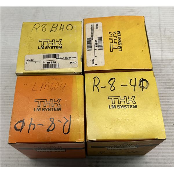 (4) THK #LM60U Linear Bushings
