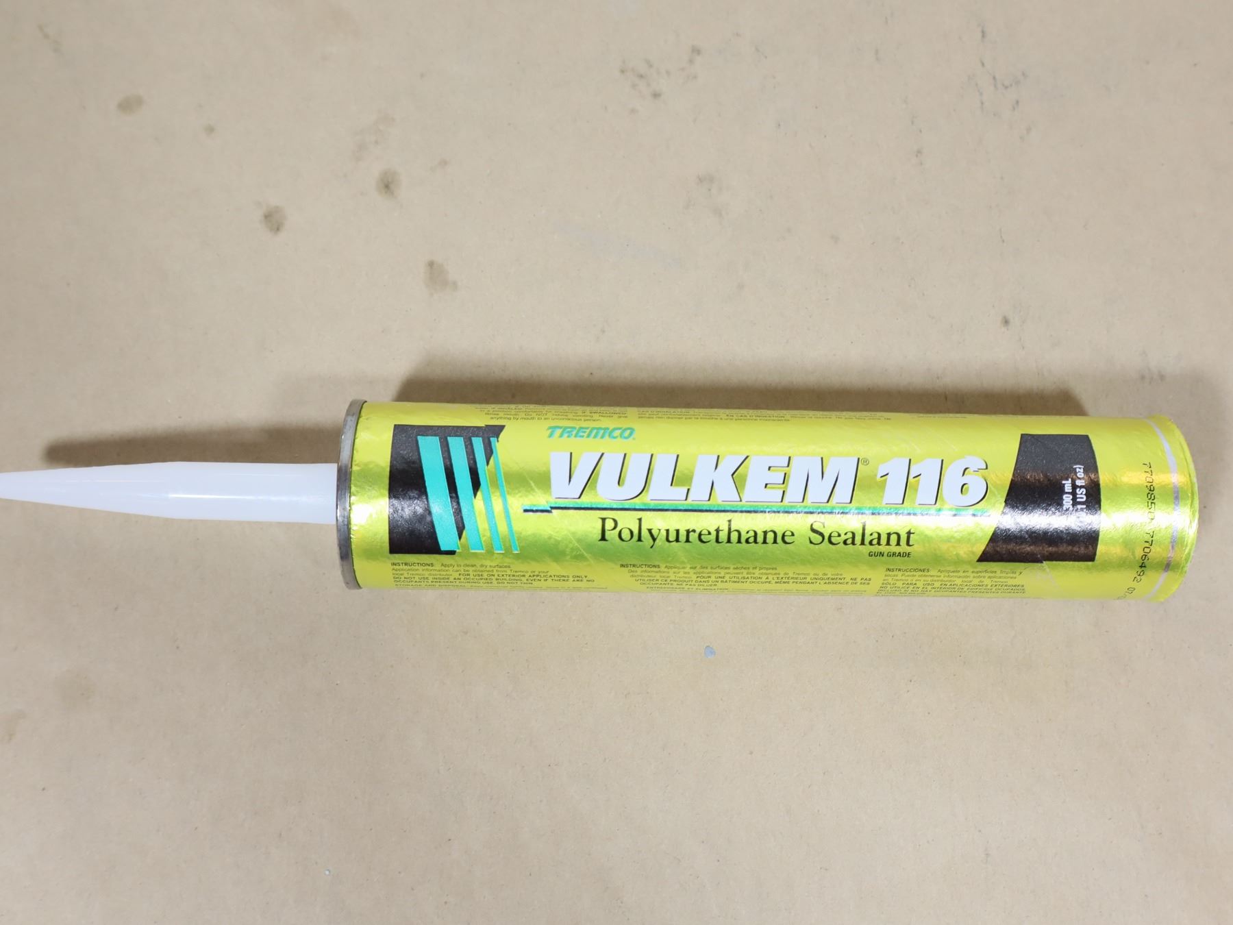 thumbnail image 2 of Tremco Vulkem 116 Black Polyurethane Sealant – 10.1 Oz Cartridges, Case Of 30 – Made In Canada 2 of 5
