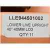 Image 2 : LOT DE 11 SUPPORTS EN MÉTAL 40"x1.5"