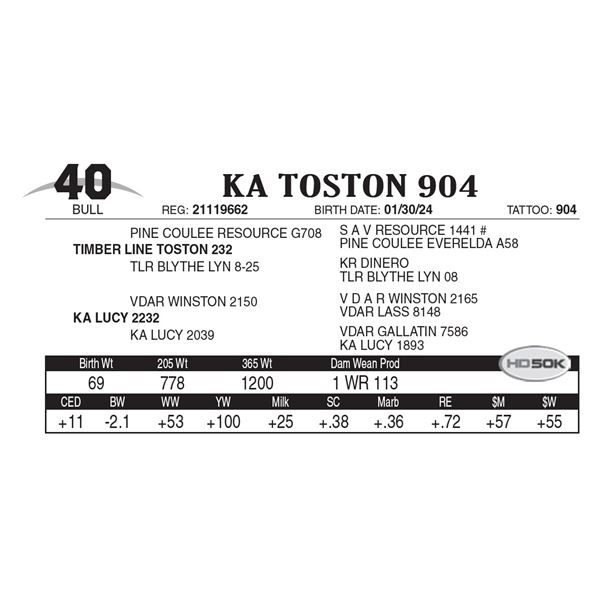 KA Toston 904