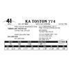 Image 1 : KA Toston 774