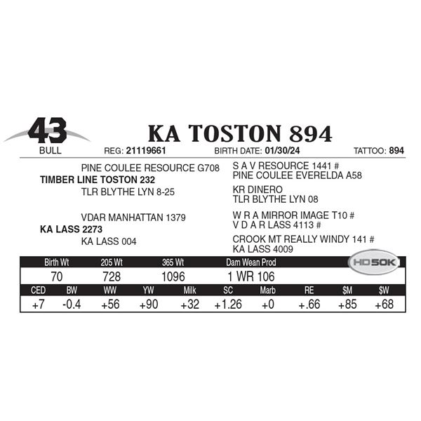KA Toston 894