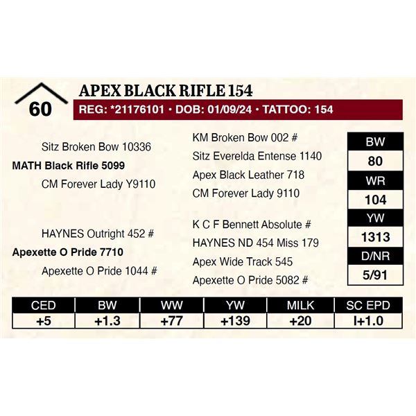 Apex Black Rifle 154