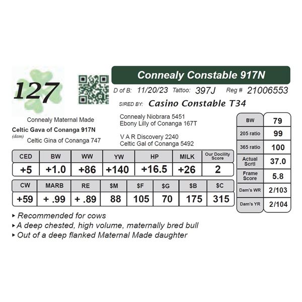 Connealy Constable 917N