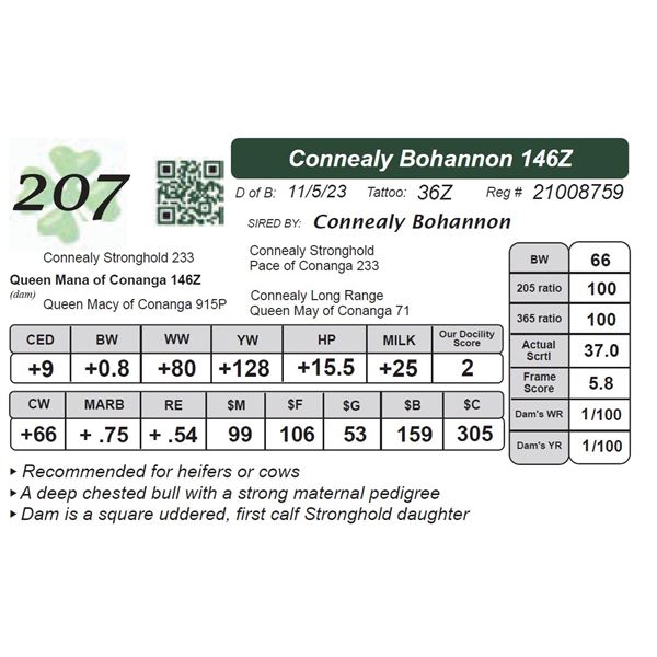 Connealy Bohannon 146Z