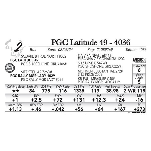 PGC Latitude 49 - 4036