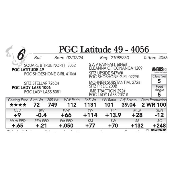 PGC Latitude 49 - 4056