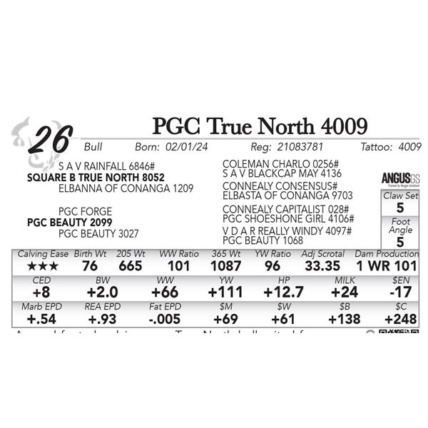PGC True North 4009