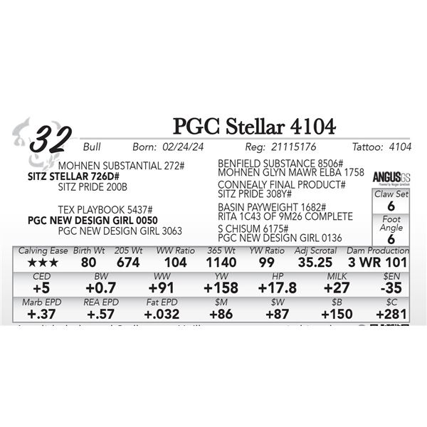 PGC Stellar 4104