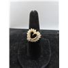 Image 1 : 14K YG Diamond Ring w/21 Round Cut Diamonds Prong Set 7.2g - Replacement